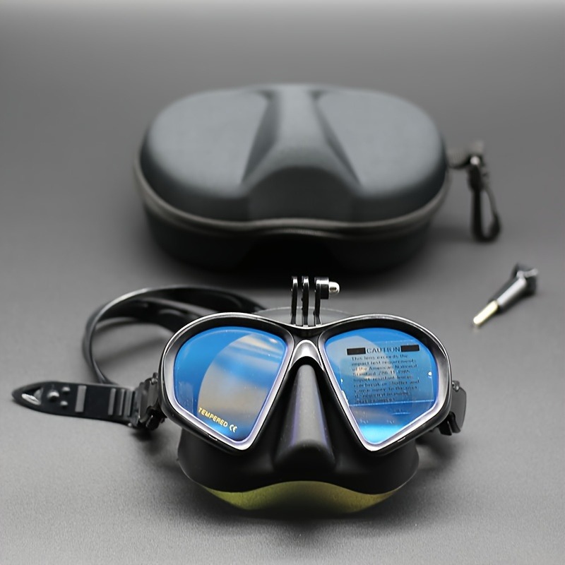 Freediving Mask Set - Freediving-maskerset Gehard glas HD-lens Waterdichte anti-condensbril