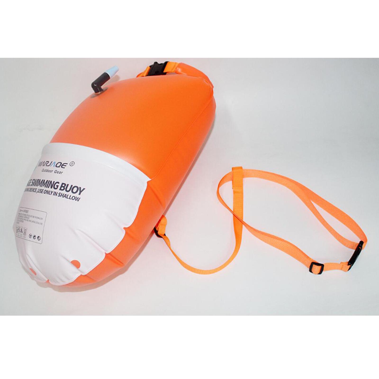 Swim Buoy Open Water - 20L PVC Zwemboei met verstelbare heupgordel,