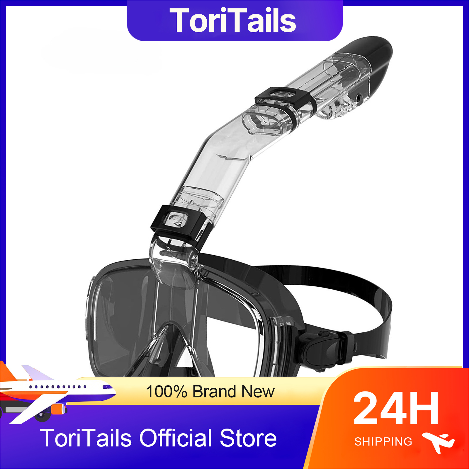 Freediving Mask Set - Onderwater snorkelen Half gezichtsmasker Kinderen Zwemmaskerset