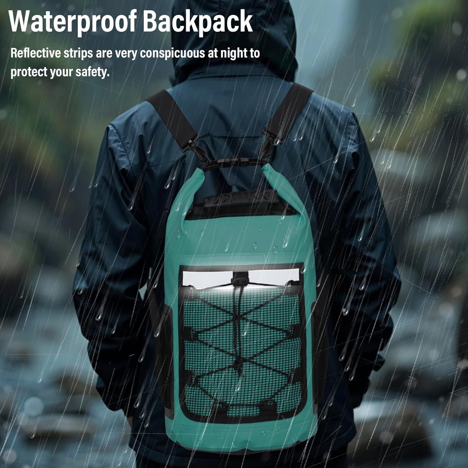Dry Bag Roll Top - 20/30L waterdichte rugzak voor buitensporten Rafting