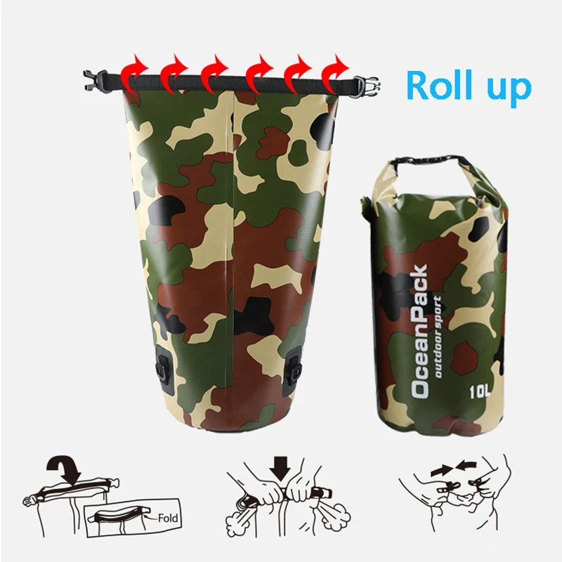 Waterdichte droge tas Camoufla - Dry Bag Roll Top recensie en prijs