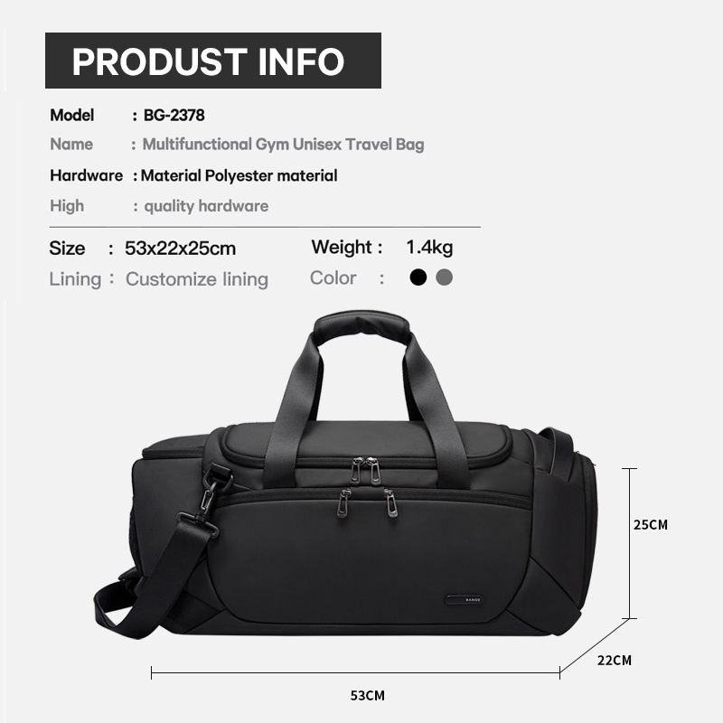 BANGE Sporttassen Heren Gymtas - Dry Bag Roll Top recensie en prijs