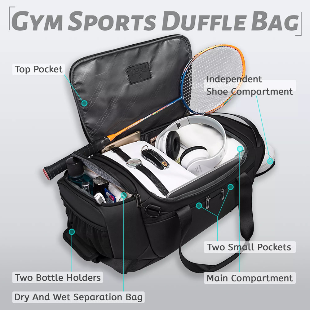 BANGE Sporttassen Heren Gymtas - Dry Bag Roll Top recensie en prijs
