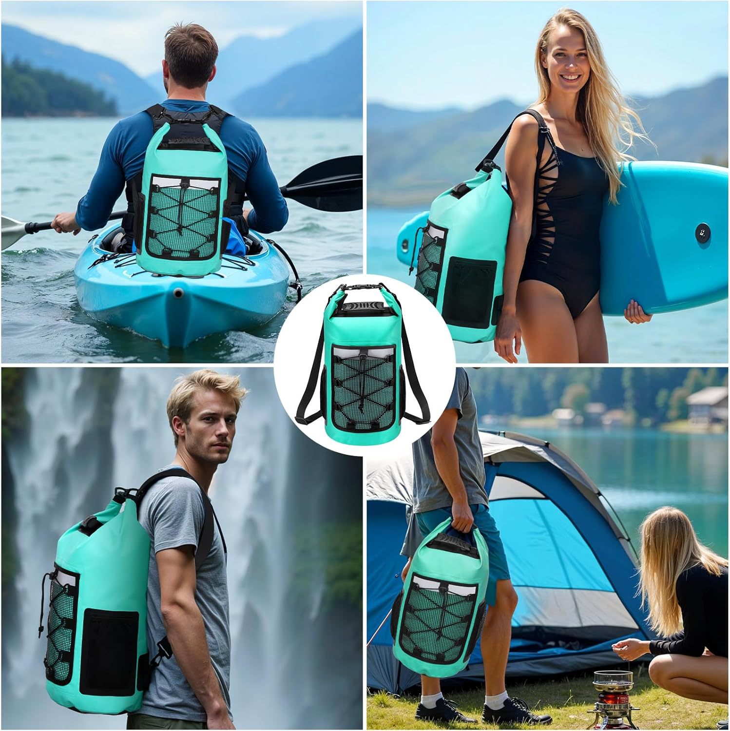 25L waterdichte rugzak Zwemmen - Dry Bag Roll Top recensie en prijs