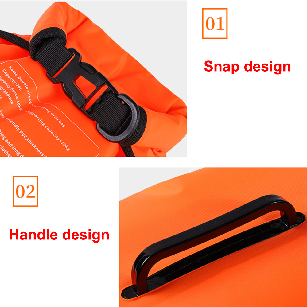 Opblaasbare open PVC zwemboei, - Swim Buoy Open Water recensie en prijs
