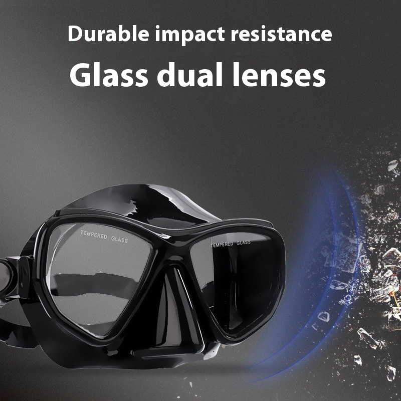 WAVE Kwaliteit Snorkelglas Bri - Freediving Mask Set recensie en prijs